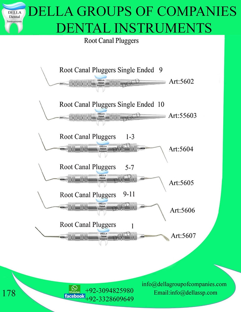 Root Canal Pluggers